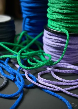 6mm Cotton Cord - various colours.