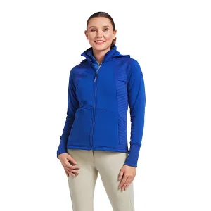 Ariat Womens Wilde Full Zip Sweatshirt Mazarine Blue