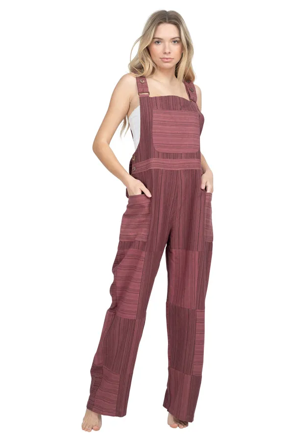 Bohemian Patchwork Unisex Overalls