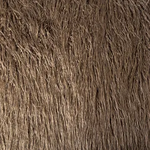 Brown Mongolian Long Pile Faux Fur Fabric