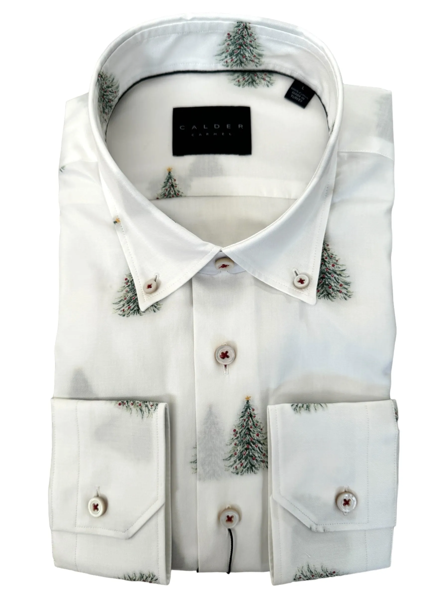 Calder Shirt Luxe Italian Jacquard Holiday