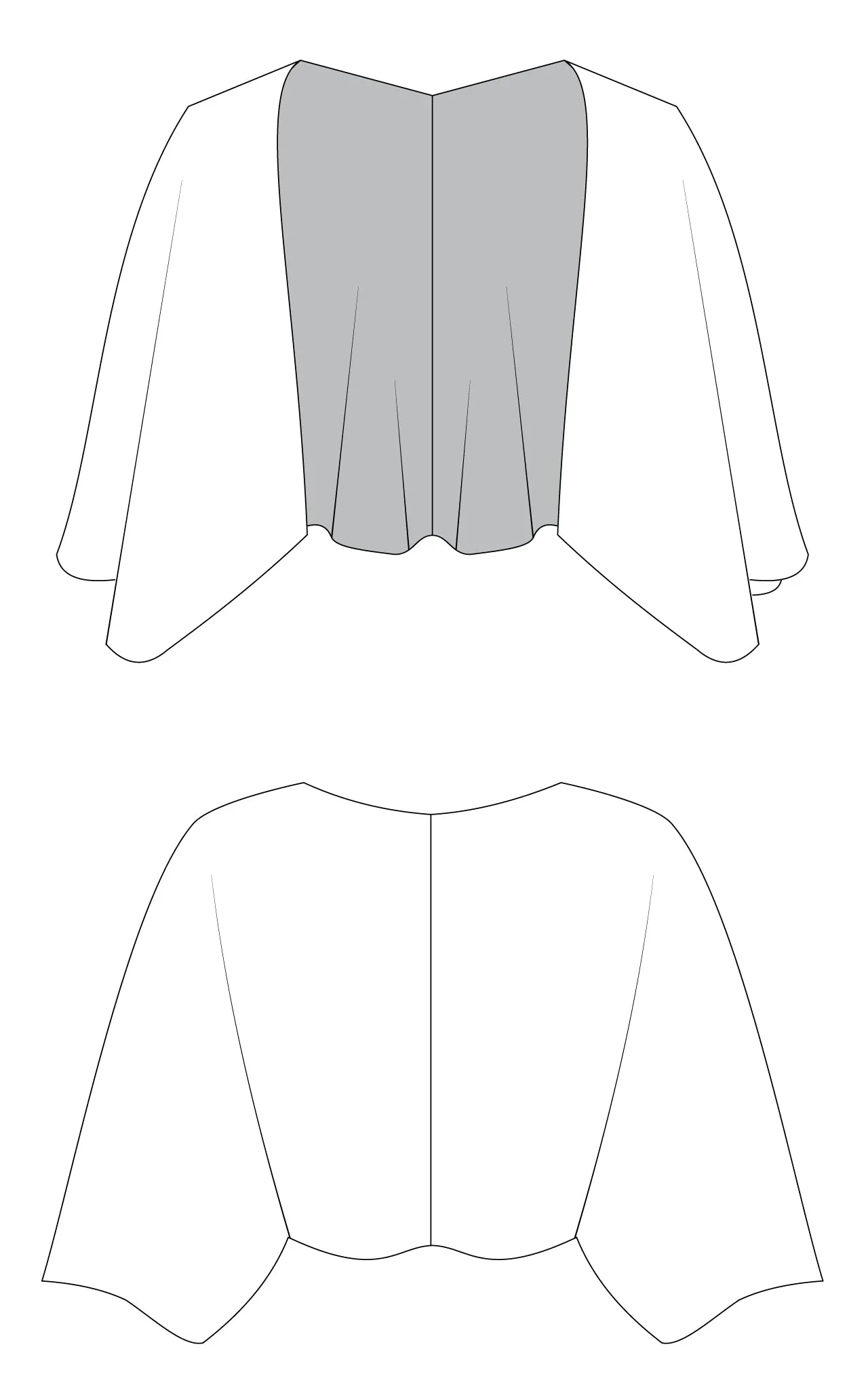 Caroll Shrug PDF pattern