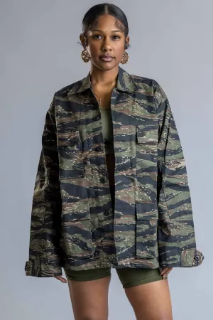 CNT COMBAT JACKET - T-STRIPE CAMO