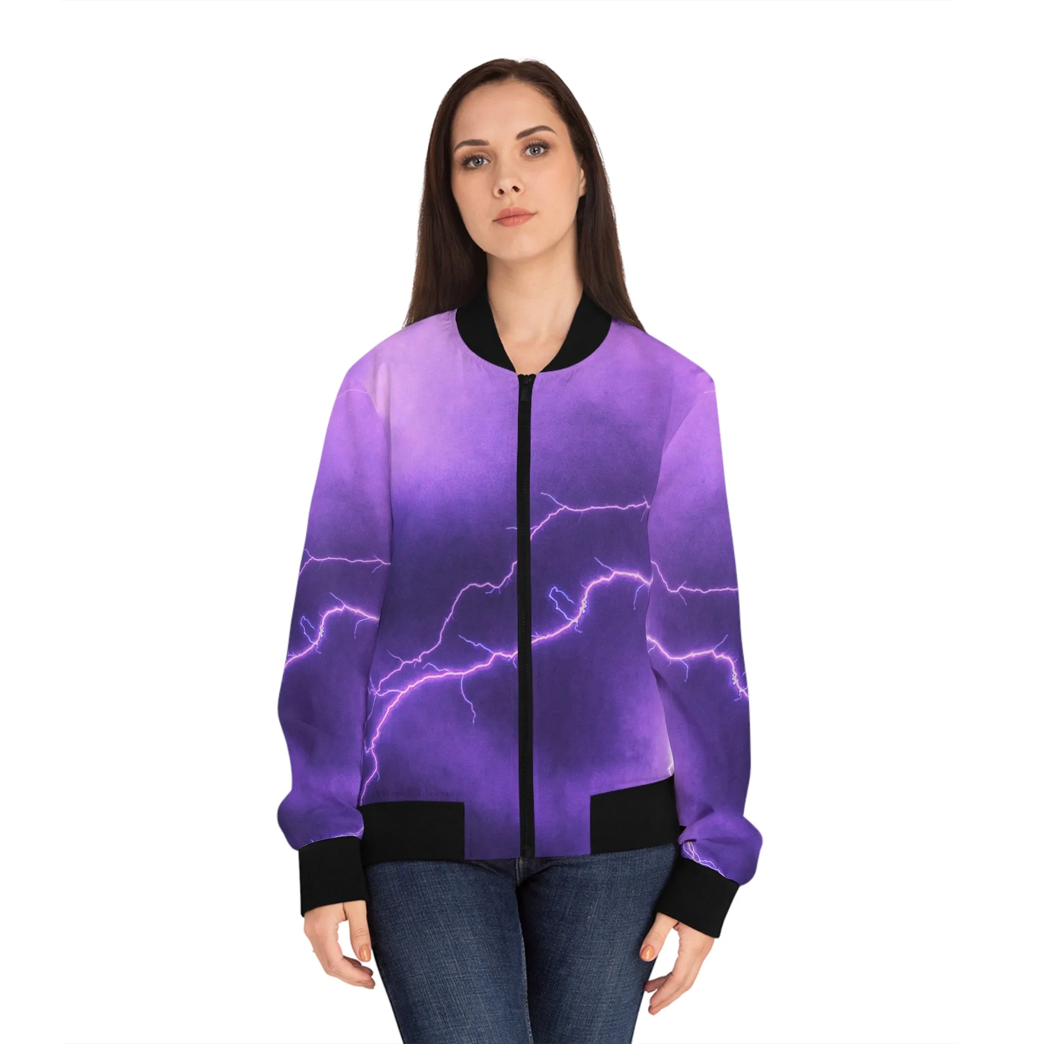 Electric Thunder - Inovax Women's Bomber Jacket