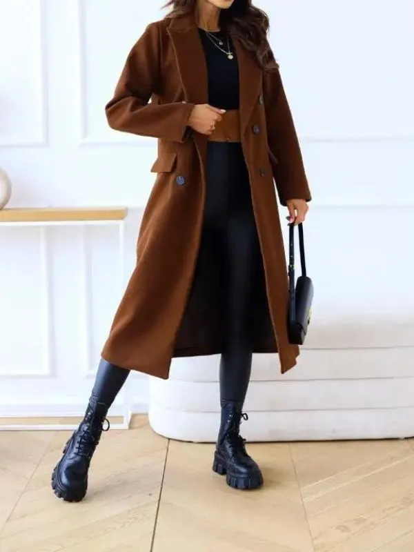 Elegant warm winter coat - Derine