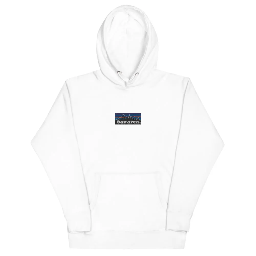 Embroidered Baydagonia White Hoodie