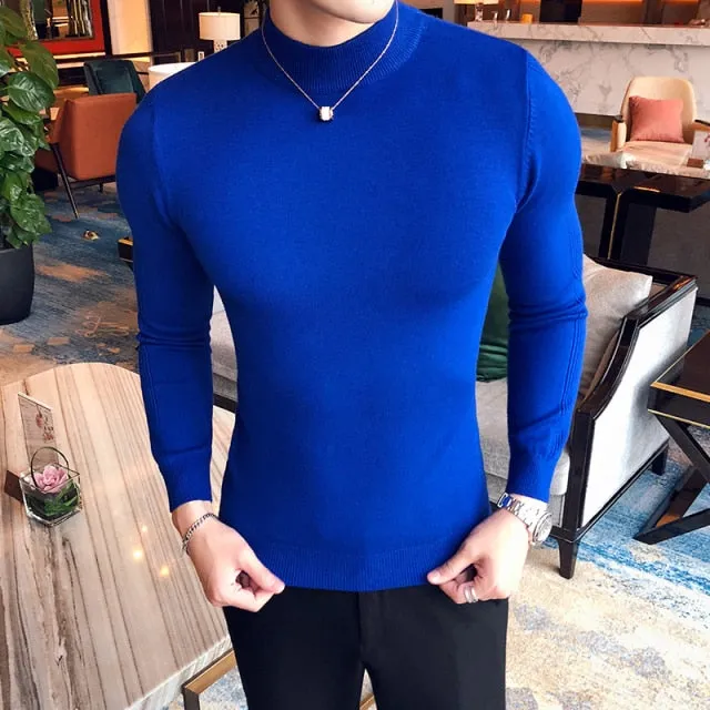 Fashion Long Sleeve Knitted Sweater