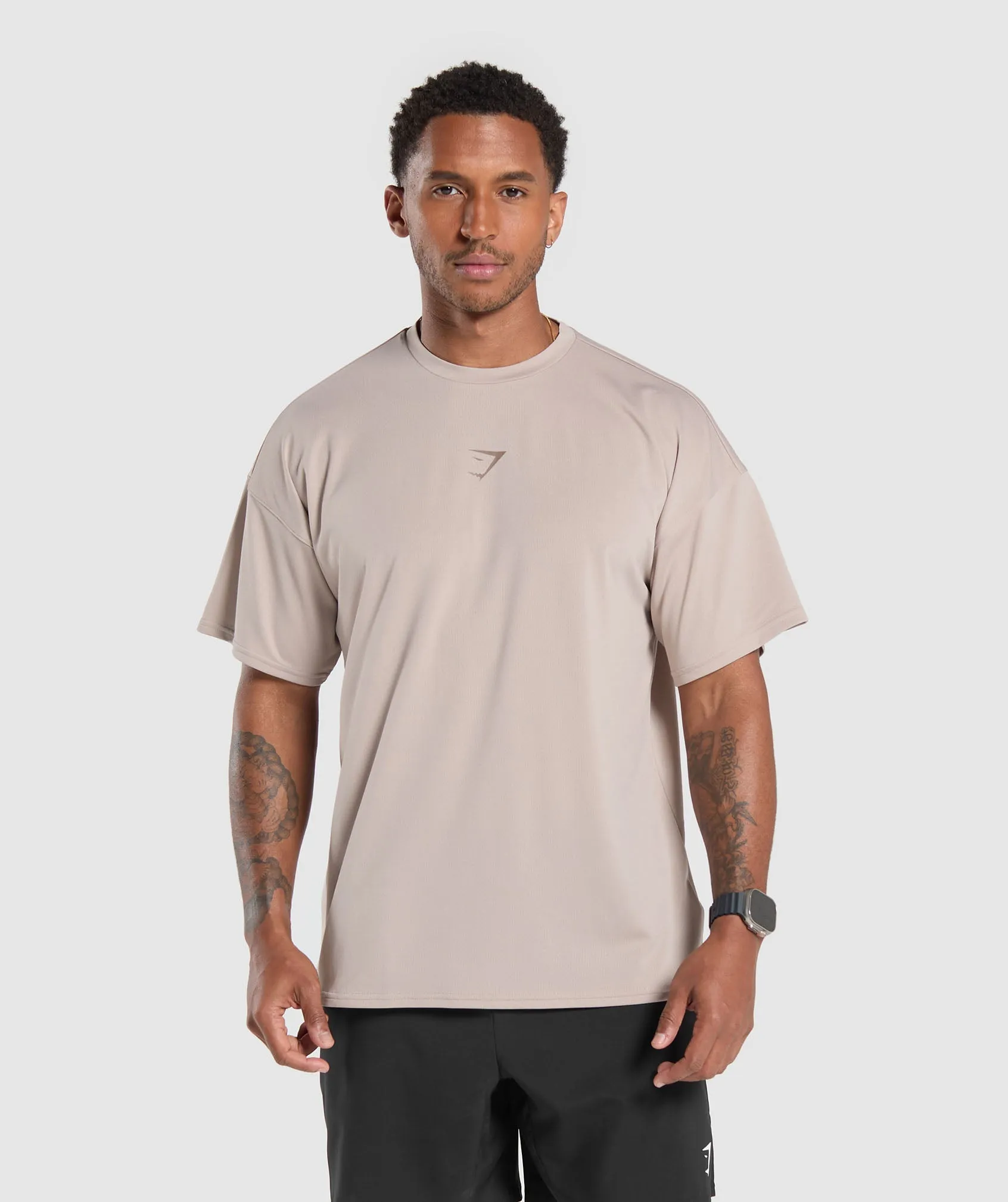 Gymshark Training Department Performance T Shirt - Stone Pink