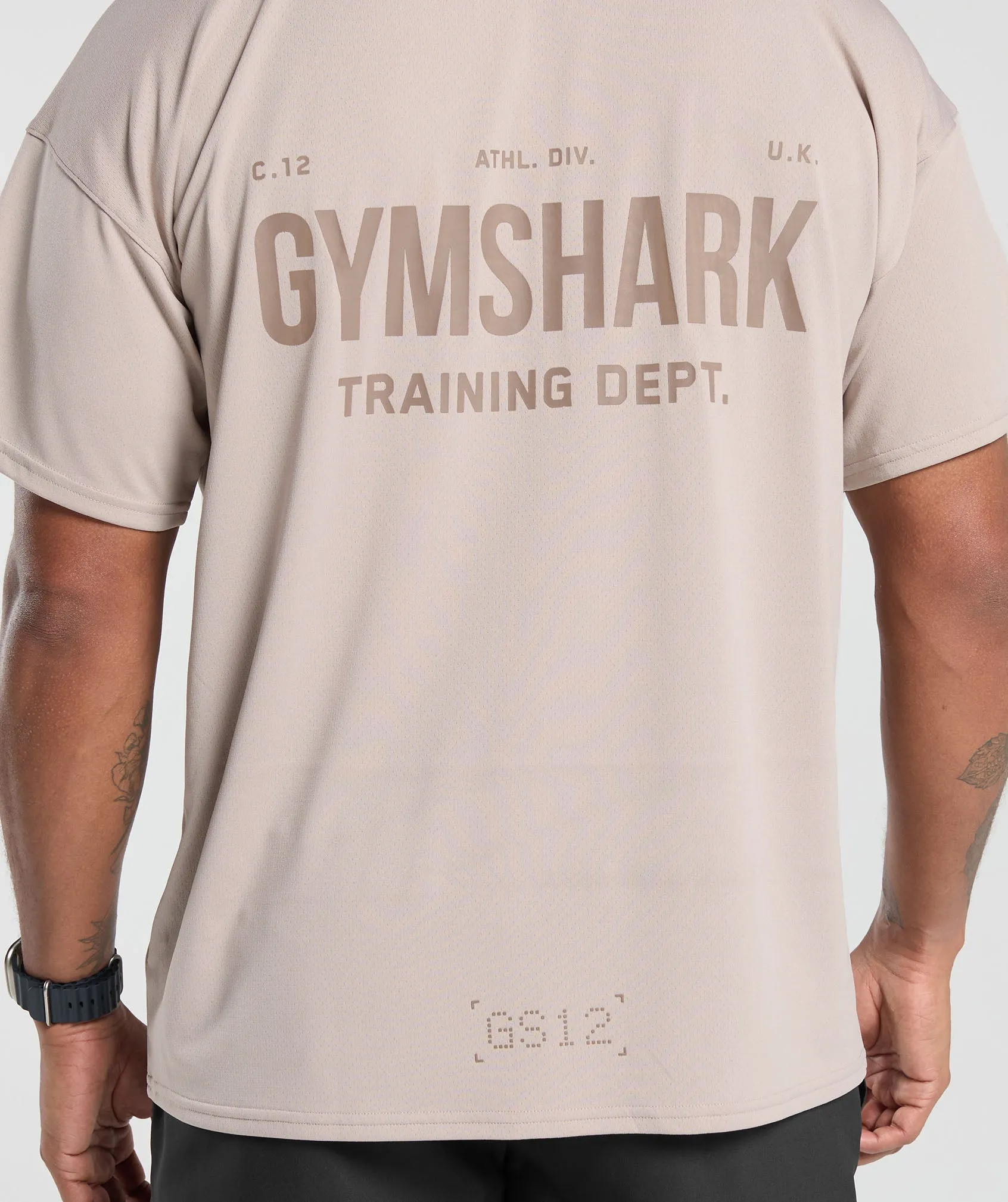 Gymshark Training Department Performance T Shirt - Stone Pink