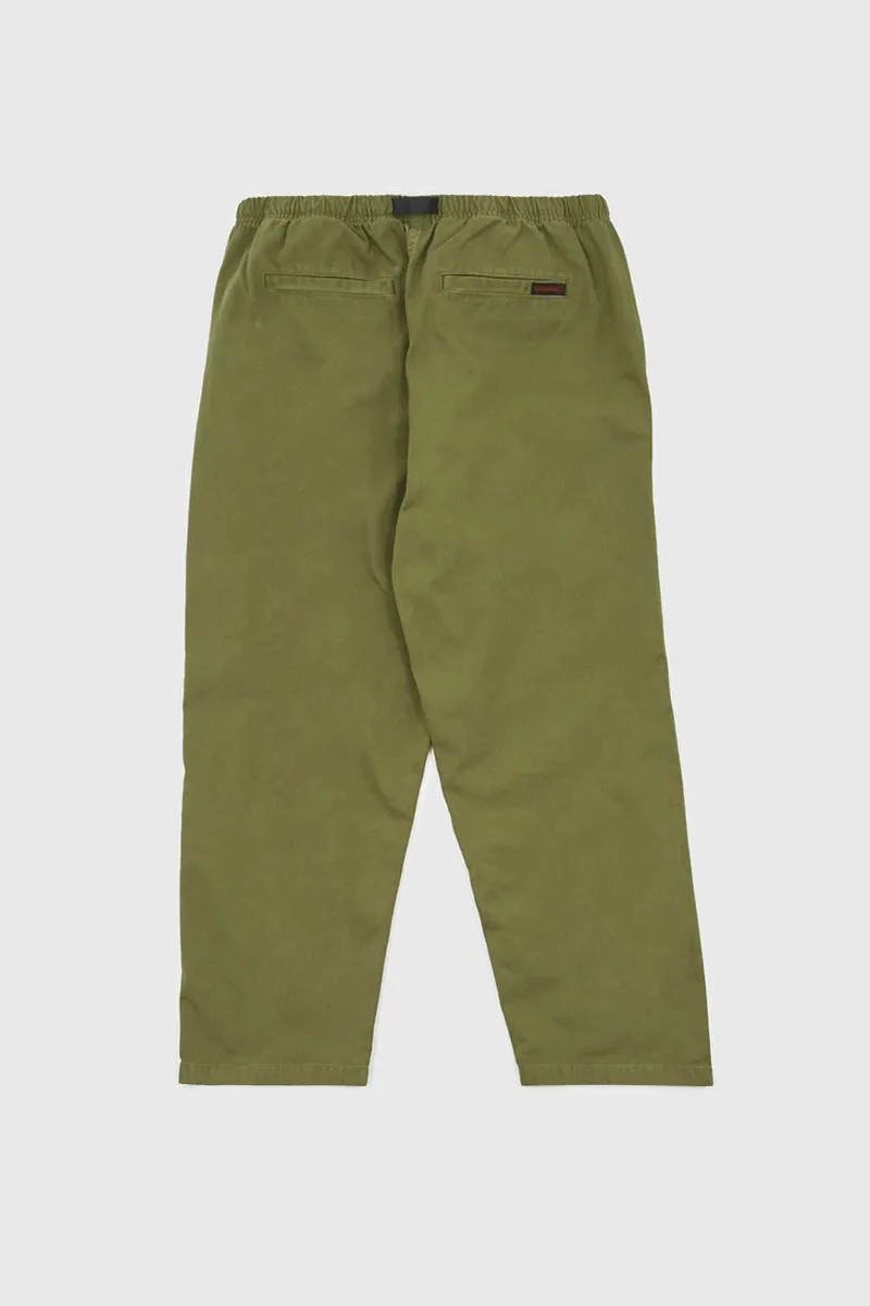 Loose Tapered Pants - Olive