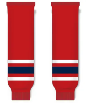 Modelline 2021 Columbus Blue Jackets Reverse Retro Red Knit Ice Hockey Socks