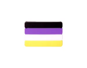 Non-Binary Flag Silicone Pins