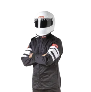 RaceQuip Multi Layer Fire Suit Jacket - Black - 5XL - 121000