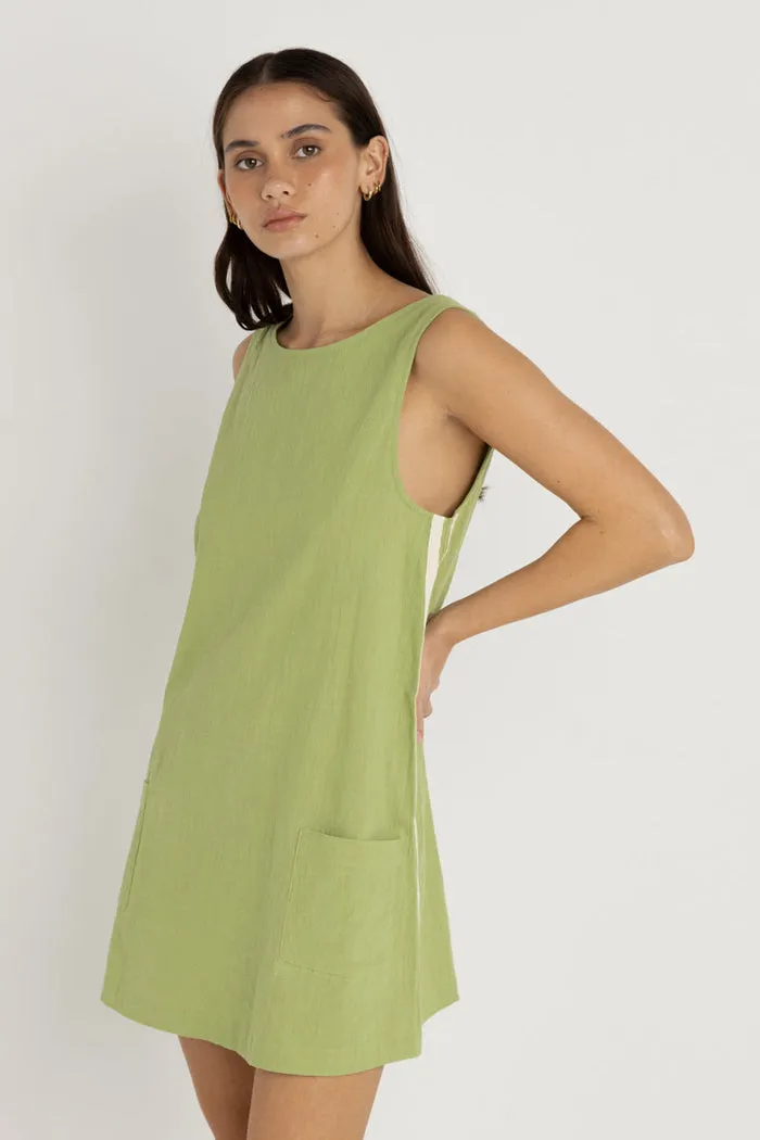 Rhythm Hanalei Mini Dress - GREEN