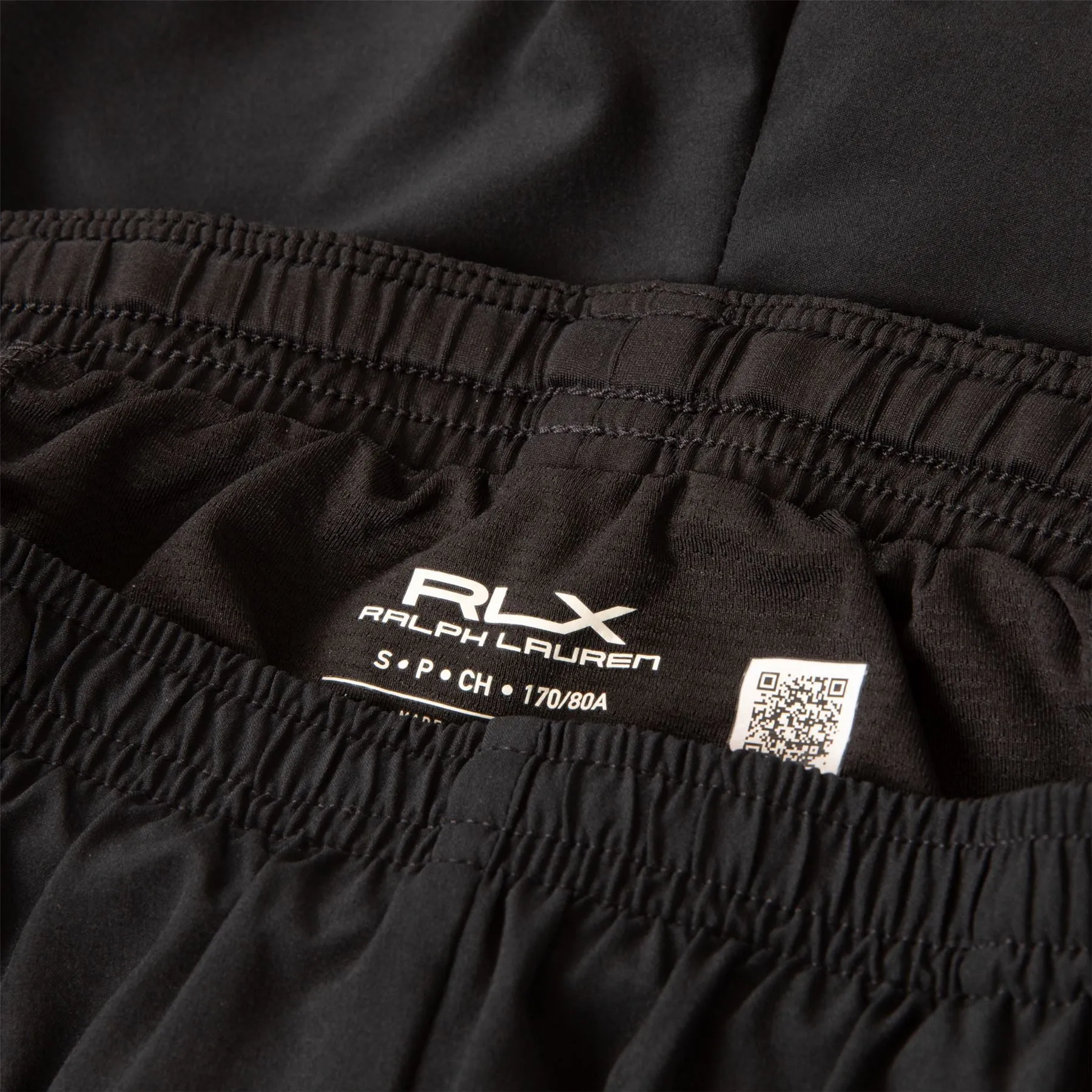 RLX Stretch Poly Active Shorts Polo Black - 2024