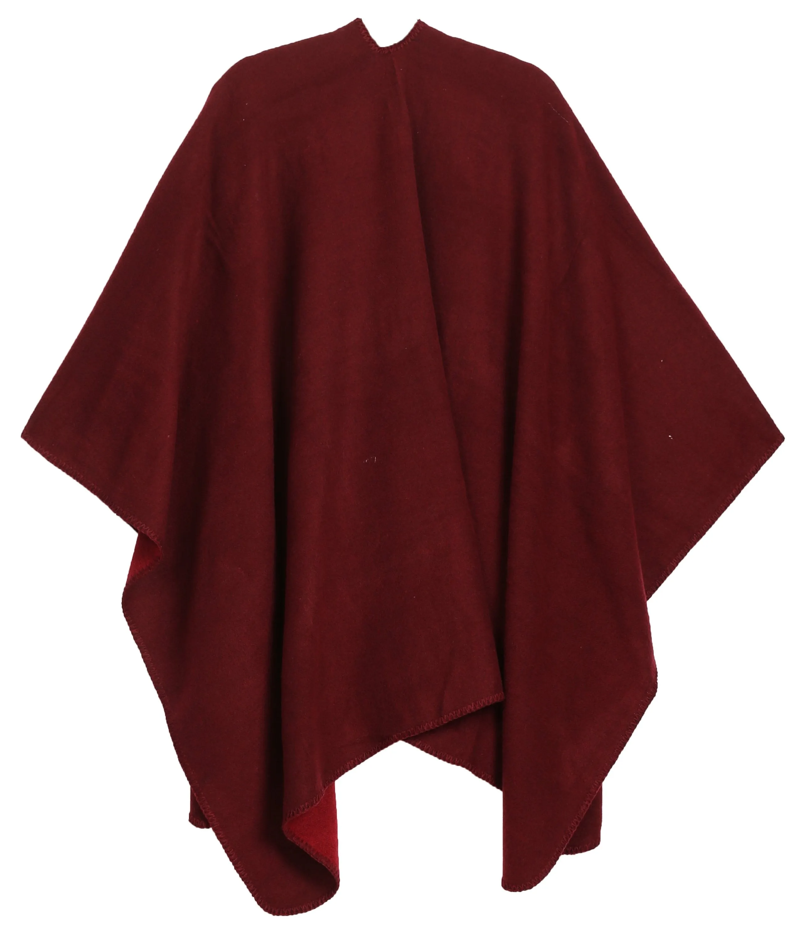 Sakkas Mari Women's Reversible Large Poncho Shawl Wrap Scarf Cape Ruana Blanket