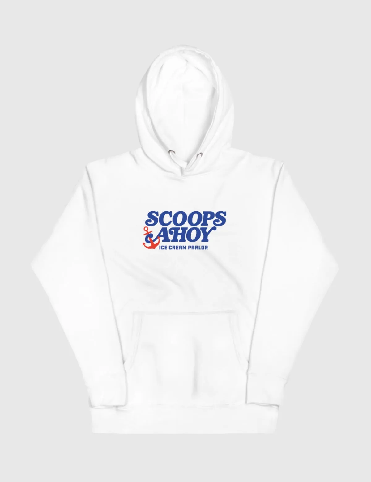 Scoops Ahoy Unisex Hoodie [White]