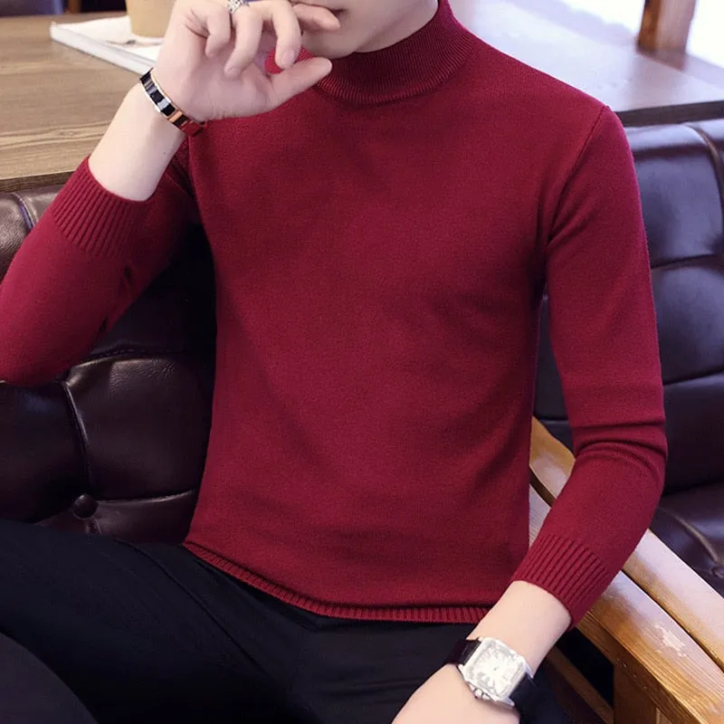 Solid Color Casual Male Sweater