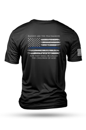 Thin Blue Line - Moisture Wicking T-Shirt