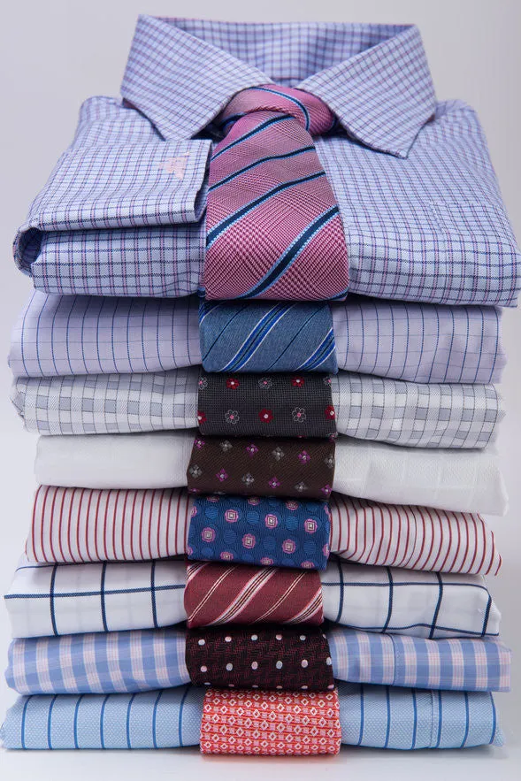 Two Ties and One Pocket Square Starter Kit