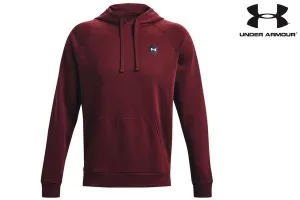 Under Armour Mens Rival Fleece Hoody (Red 690)